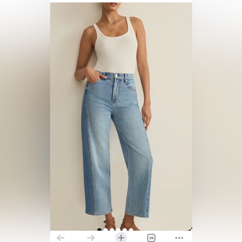 Z Supply LUNA STRETCH DENIM CROP